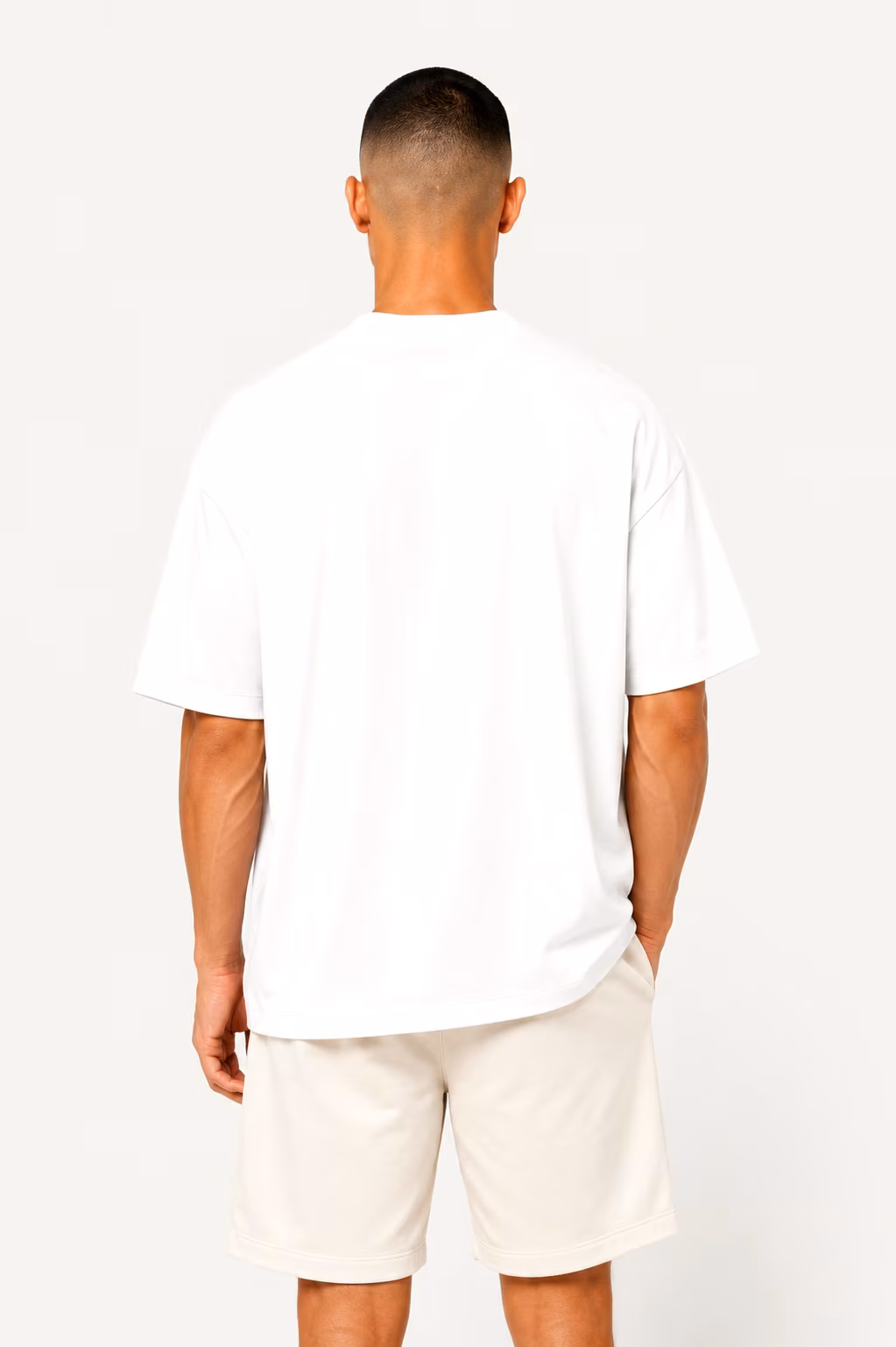 T-shirt Oversize d'Été — Porté dos