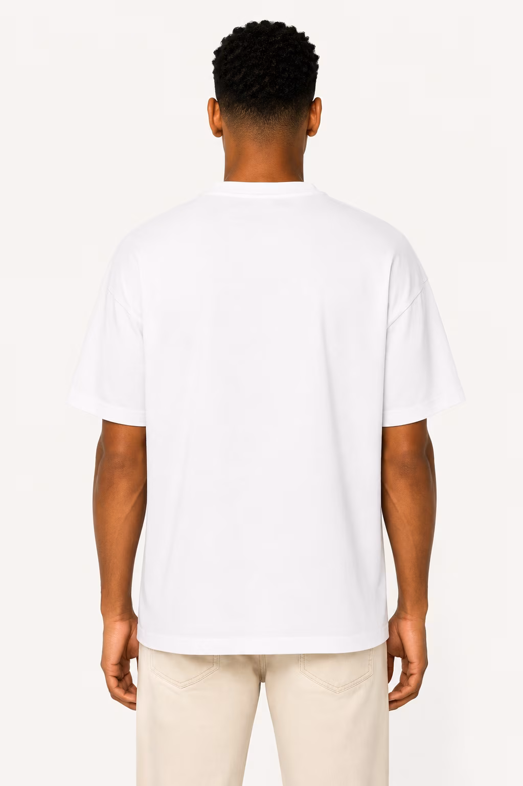 T-shirt Oversize Premium — Porté dos